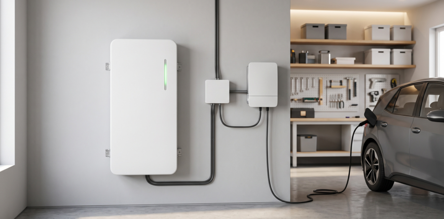 Een thuisbatterij in huis, waar hoort die bij?